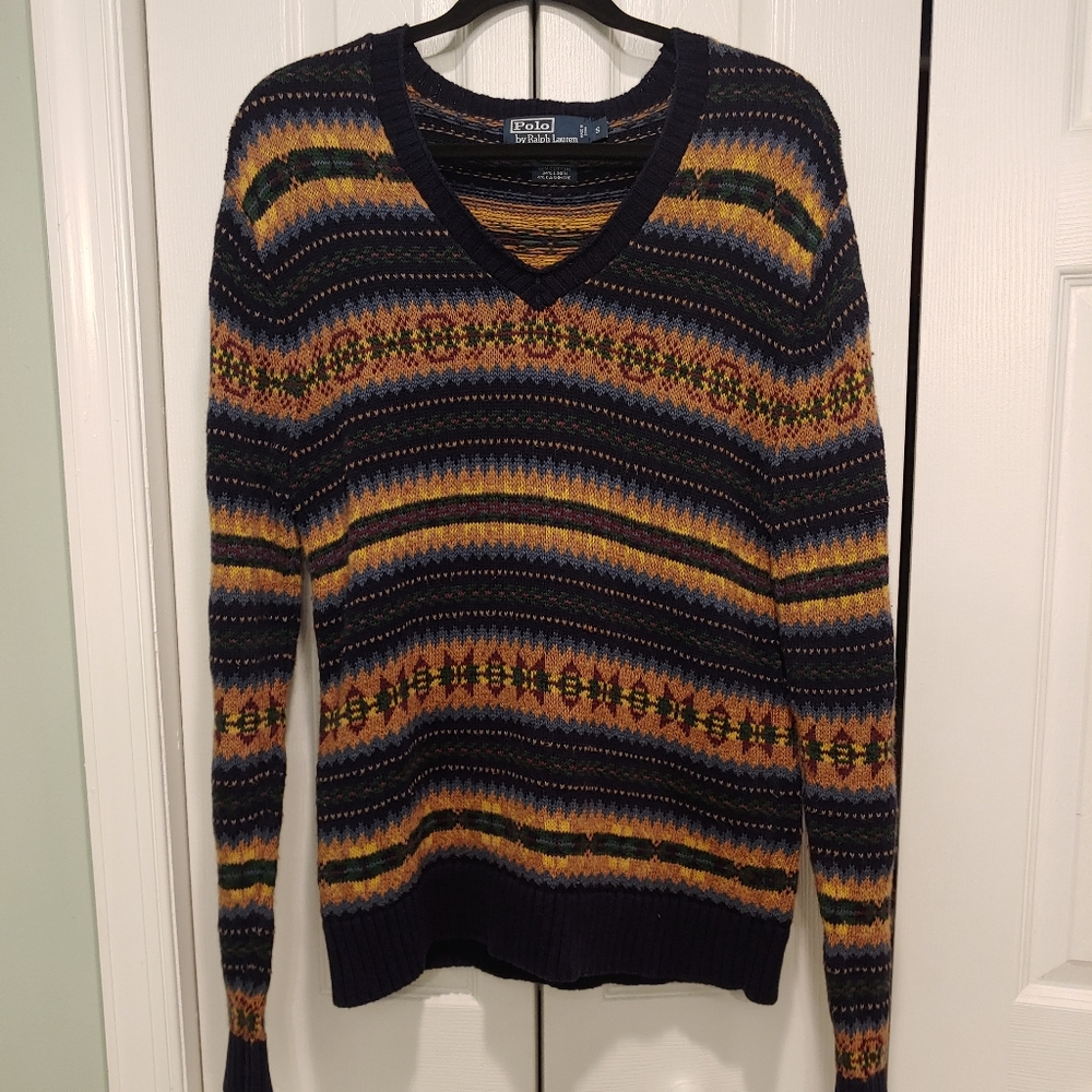 Men's Ralph Lauren Patterned Sweater - Picture 1 of 3